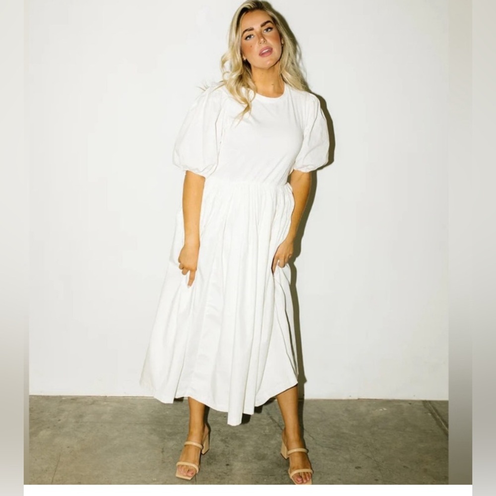 Sofie the Label Countryside White Cottagecore Dress New with Tags NWT Size Large